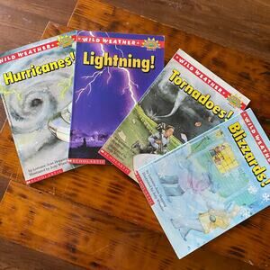 Vintage 90s Wild Weather Bundle of 4 Paperback Books